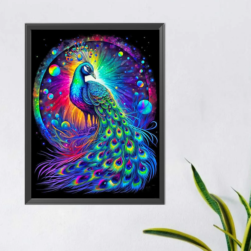 Diamond Painting - Full Round Drill - Peacock(Canvas|40*50cm)