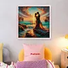 Beach Couple-11CT Stamped Cross Stitch 40*40cm/15.75*15.75in tapestrymarket