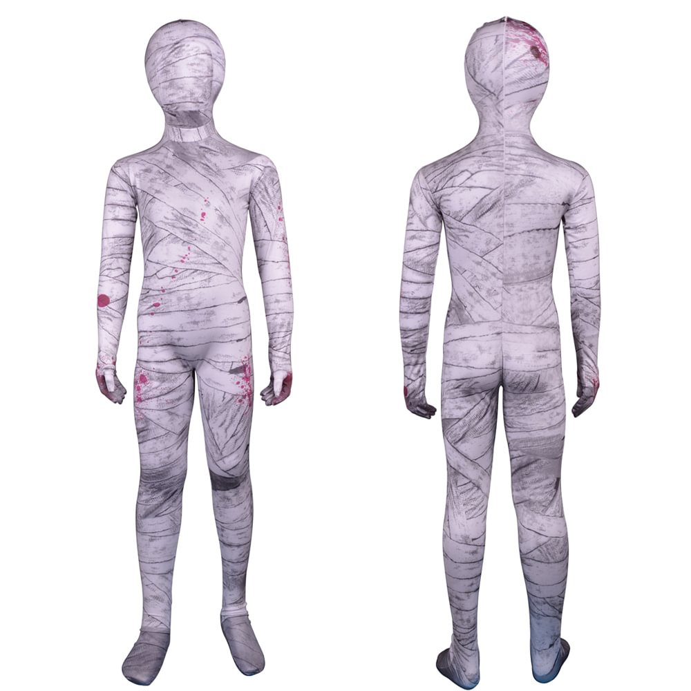 Mummy Cosplay Party Costume Zentai Suit Full Body Lycra Spandex Tight-Pajamasbuy
