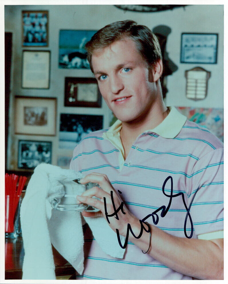 Woody Harrelson (Cheers) signed 8X10 Photo Poster painting