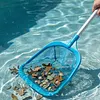 Pool Cleaning Nets Pole Leaf Skimmer Net With Short Pole Swimming Pool Cleaning Net Lightweight Deep-Water Pools Leaf Nets for Fine Debris in Inground/Above Ground