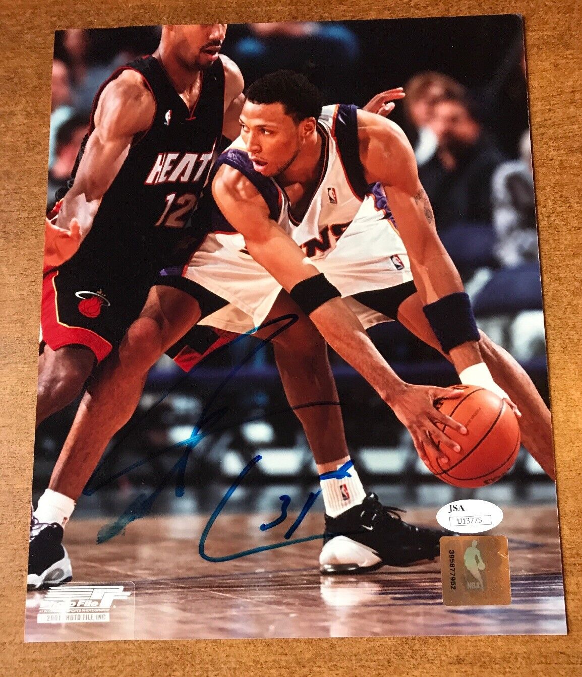 Shawn Marion Signed Autographed Phoenix Suns 8x10 Photo Poster painting JSA STICKER