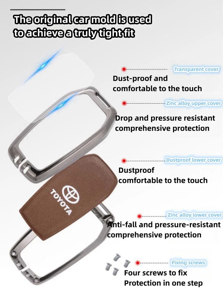 Mecha sports car style metal car keychain