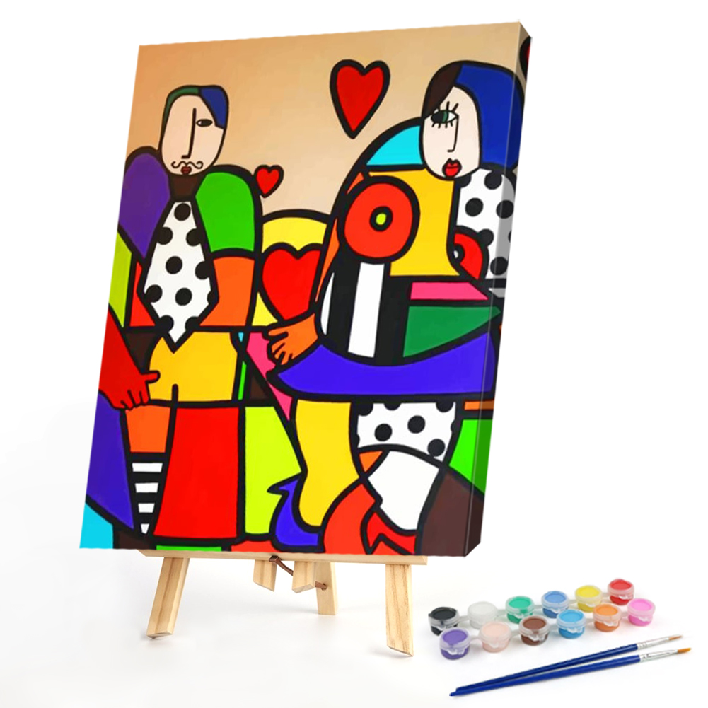 

40*50CM - Paint By Numbers - Cartoon Graffiti, 501 Original