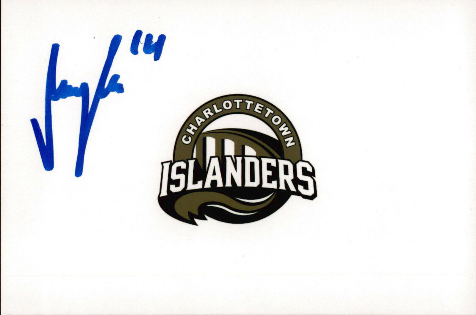 Nikita Alexandrov SIGNED 4x6 Photo Poster painting CHARLOTTETOWN ISLANDERS / ST LOUIS BLUES #3