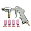 Sandblaster Air Siphon Feed Blast Gun with 1 Metal + 4 Ceramic Nozzle Tips