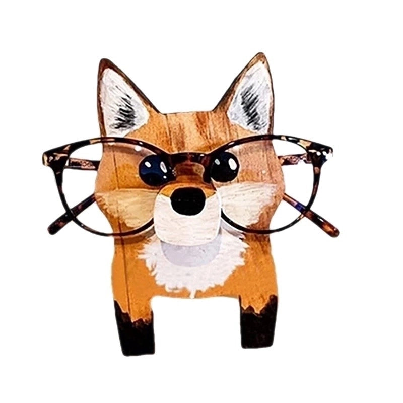 Cartoon Style Animal Wood Ornaments Artificial Decorations