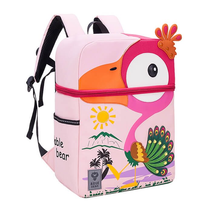Cute Peacock Backpack for Preschool Girls