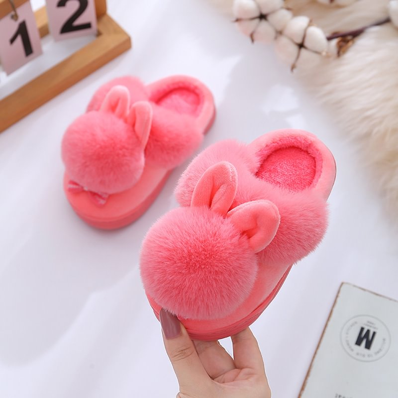 Letclo™ New Children's & Women‘s Bunny Plush Slippers letclo Letclo