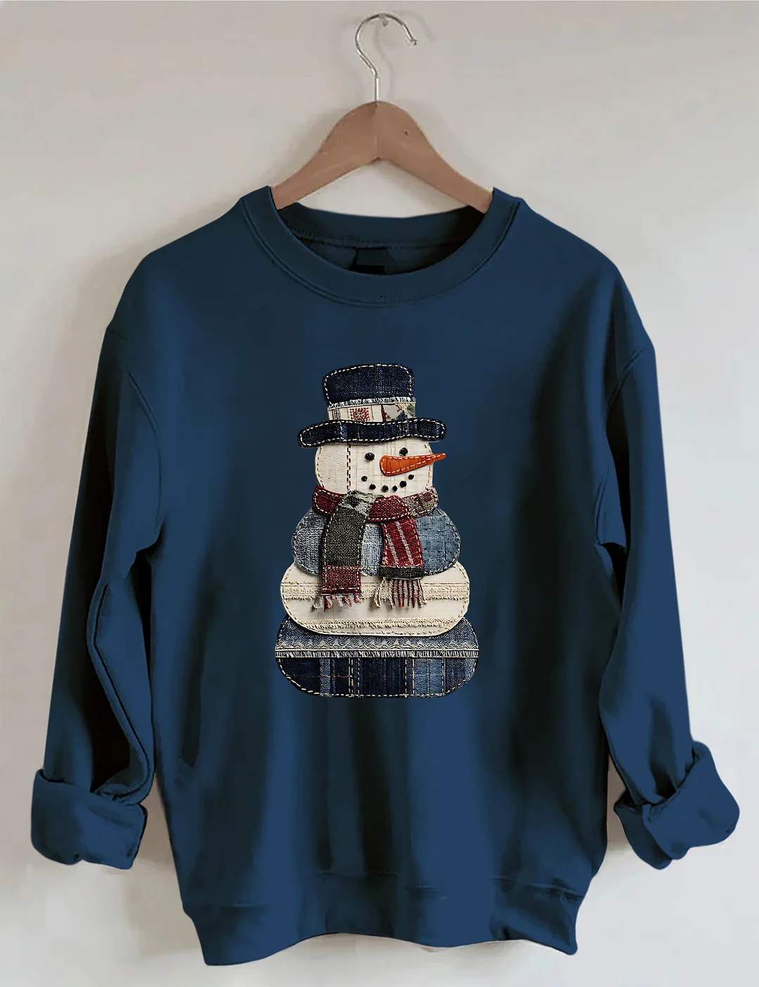 Patchwork Christmas Sweatshirt