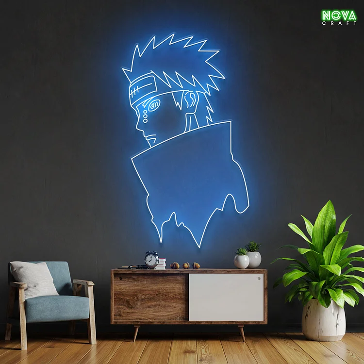 Naruto Neon Sign Akatsuki Neon Sign Anime Neon Sign Custom Custom neon Sign Neon Sign Bedroom Halloween Decor Indoor