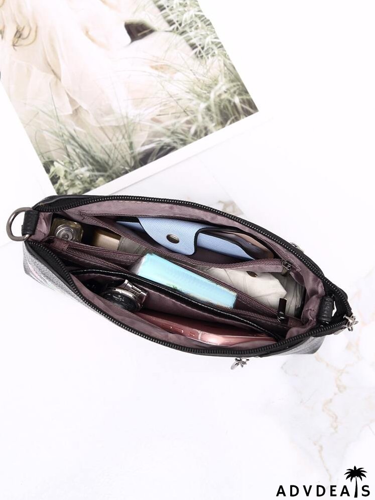 Floral Pattern Square Bag