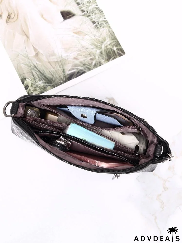 Floral Pattern Square Bag