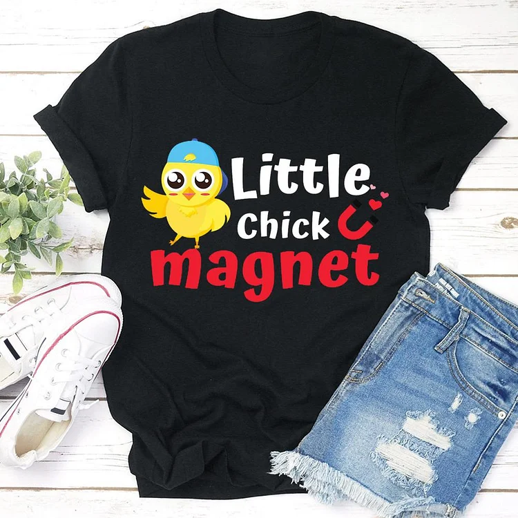 ANB - Little Chick Magent Classic Retro Tee-04923