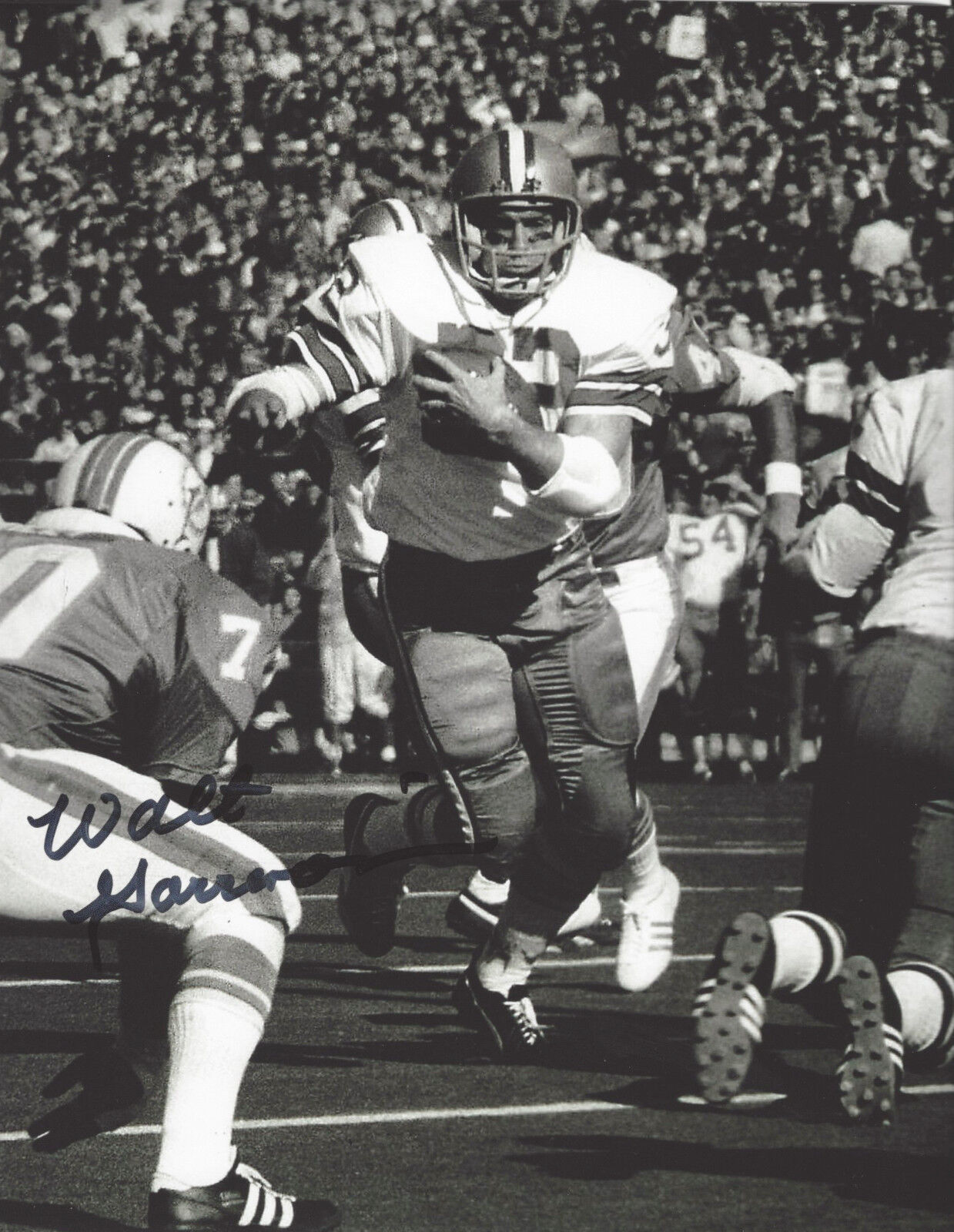 DALLAS COWBOYS WALT GARRISON SIGNED AUTHENTIC 8X10 Photo Poster painting D w/COA NFL OSU LEGEND