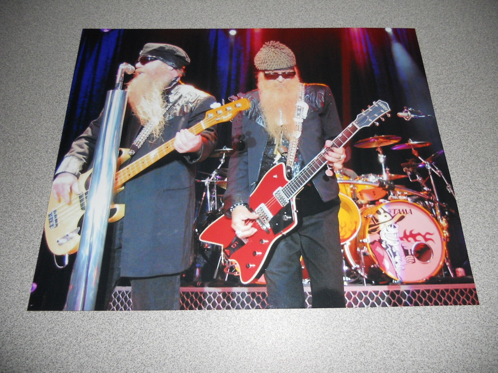 ZZ Top Live 8x10 Concert Photo Poster painting Combo #2 Billy & Dusty