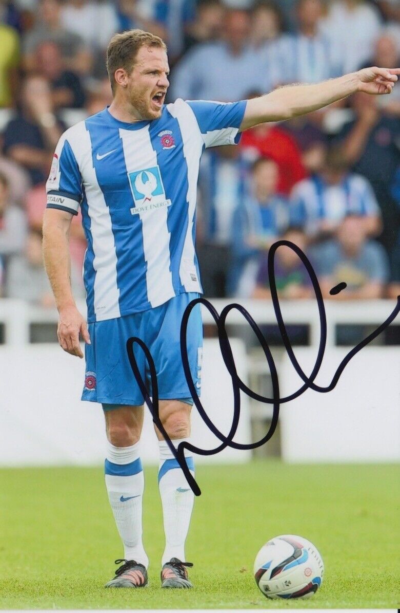 HARTLEPOOL UNITED HAND SIGNED SAM COLLINS 6X4 Photo Poster painting 1.