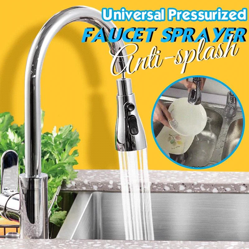 Universal Pressurized Faucet Sprayer Anti-splash