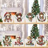 8PCS DIY Diamond Art Greeting Cards Congratulations Cards & Gifts (Christmas)