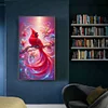 (40*70cm)Cardinal - Full Round Drill Diamond Painting