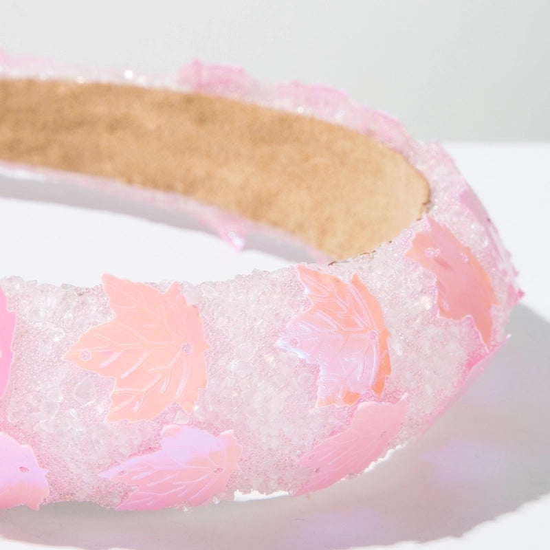 Casual Elegant Women’s Geometry Alloy Cloth Rhinestones Hair Band