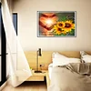 Diamond Painting -DIY Round Drill Heart Gesture Sunflower(60x50cm)