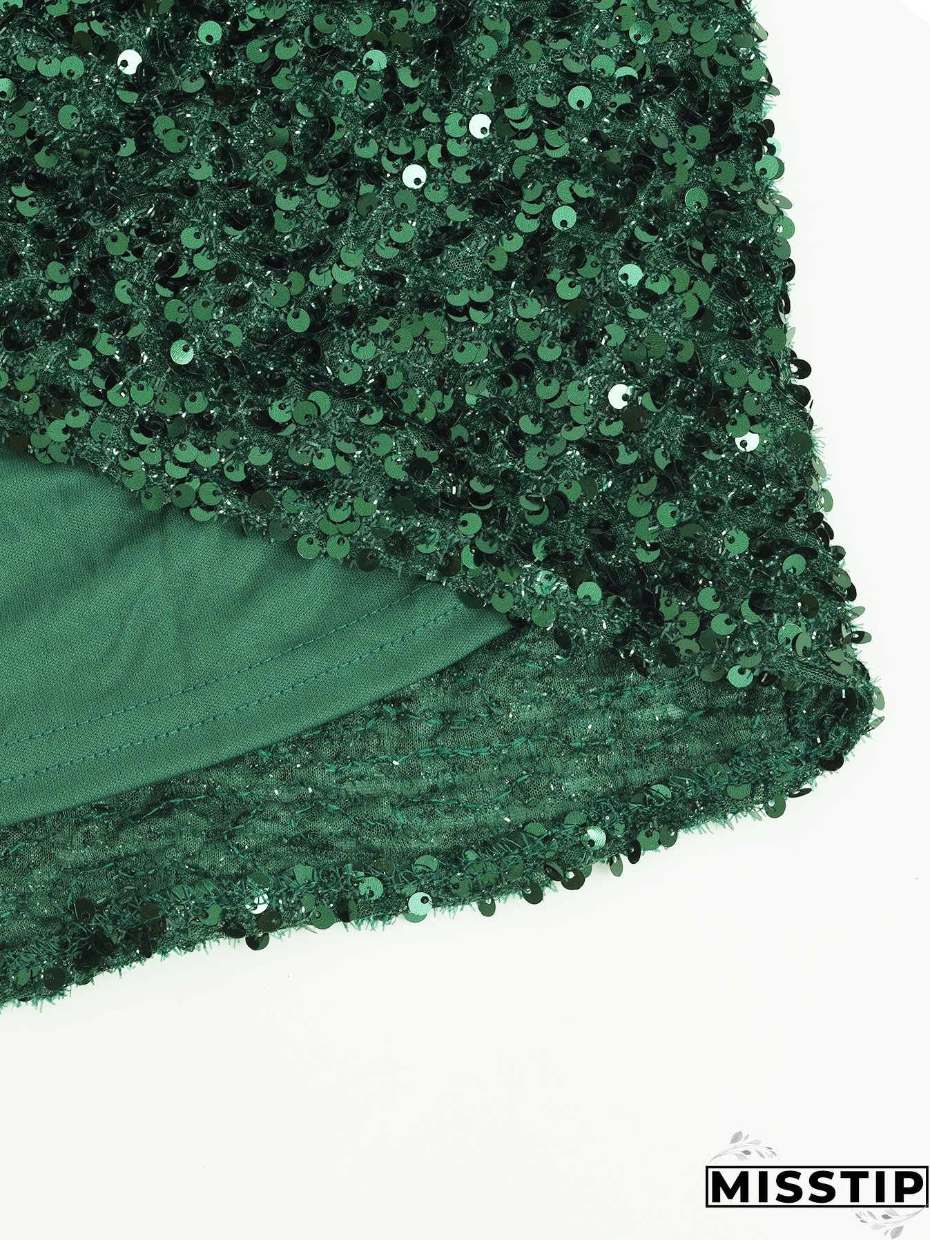 Chic Split Formal Party Long Sequin Evening Dress