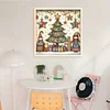 Christmas Tree-11CT Stamped Cross Stitch 50*50cm/19.69*19.69in