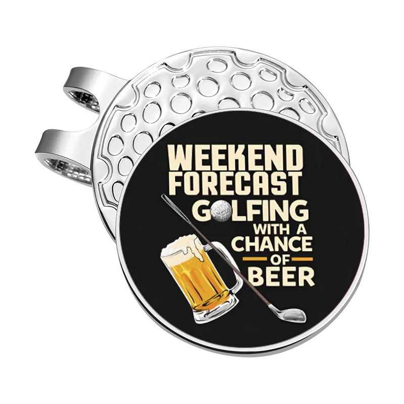 Weekend Forcast Golf Ball Marker