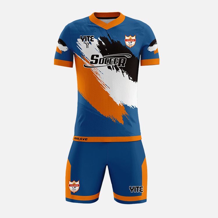 YITE | YTZQ117-Blue  And White  Soccer Uniforms