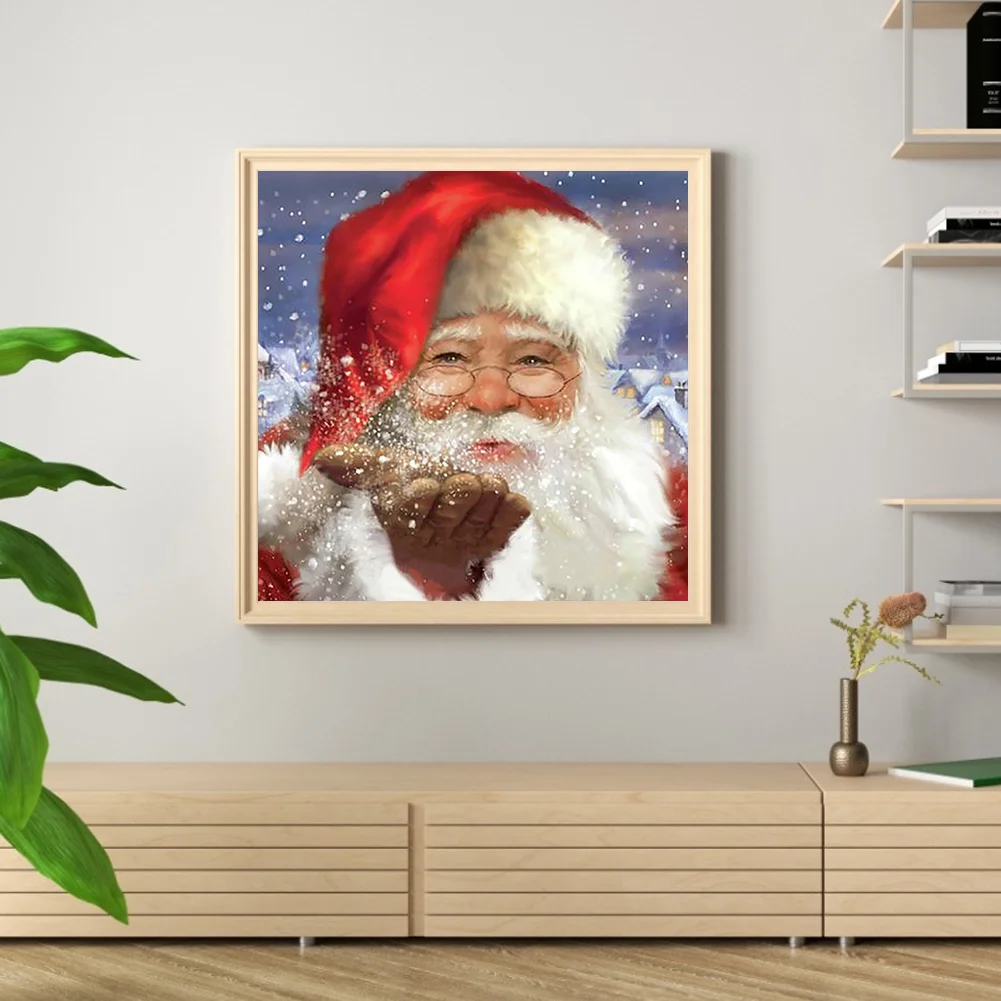 Diamond Painting - Full Round Drill - Santa(30*30cm)