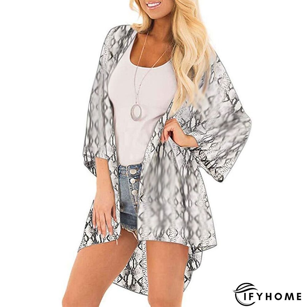 Women's Casual Jacket Causal Oversized Leaf Breathable Boho Regular Fit Outerwear 3/4 Length Sleeve Summer Pink S | IFYHOME