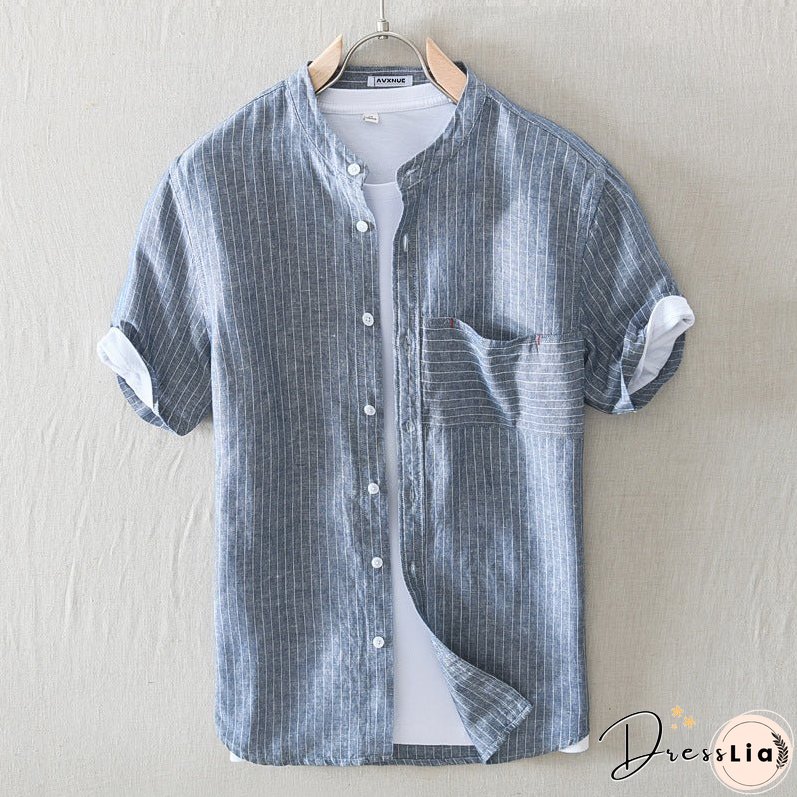 Charles Morrison Venice Flax Summer Shirt