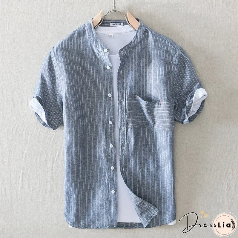 Charles Morrison Venice Flax Summer Shirt