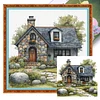 Cabin-11CT Stamped Cross Stitch 40*40cm/15.75*15.75in