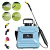 8L Pesticide Sprayer with Adjustable Shoulder Strap Electric Garden Flower Spraying Equipment Retractable Wand for Yard Lawn