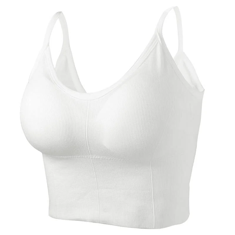 Fashion Tank Crop Tops for Women Underwear Female Bralette Sexy Femme Camisole Push Up Girls Fashion Body Slim Lingerie Intimate