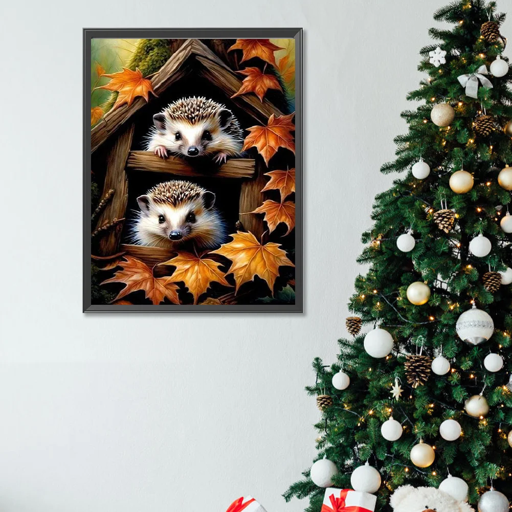 Diamond Painting - Full Square Drill - Hedgehog(Canvas|30*40cm)