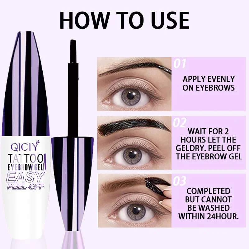 Semi-Permanent Tattoo Eyebrow Gel