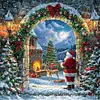Christmas Eve-11CT Stamped Cross Stitch 50*50cm/19.69*19.69in tapestrymarket