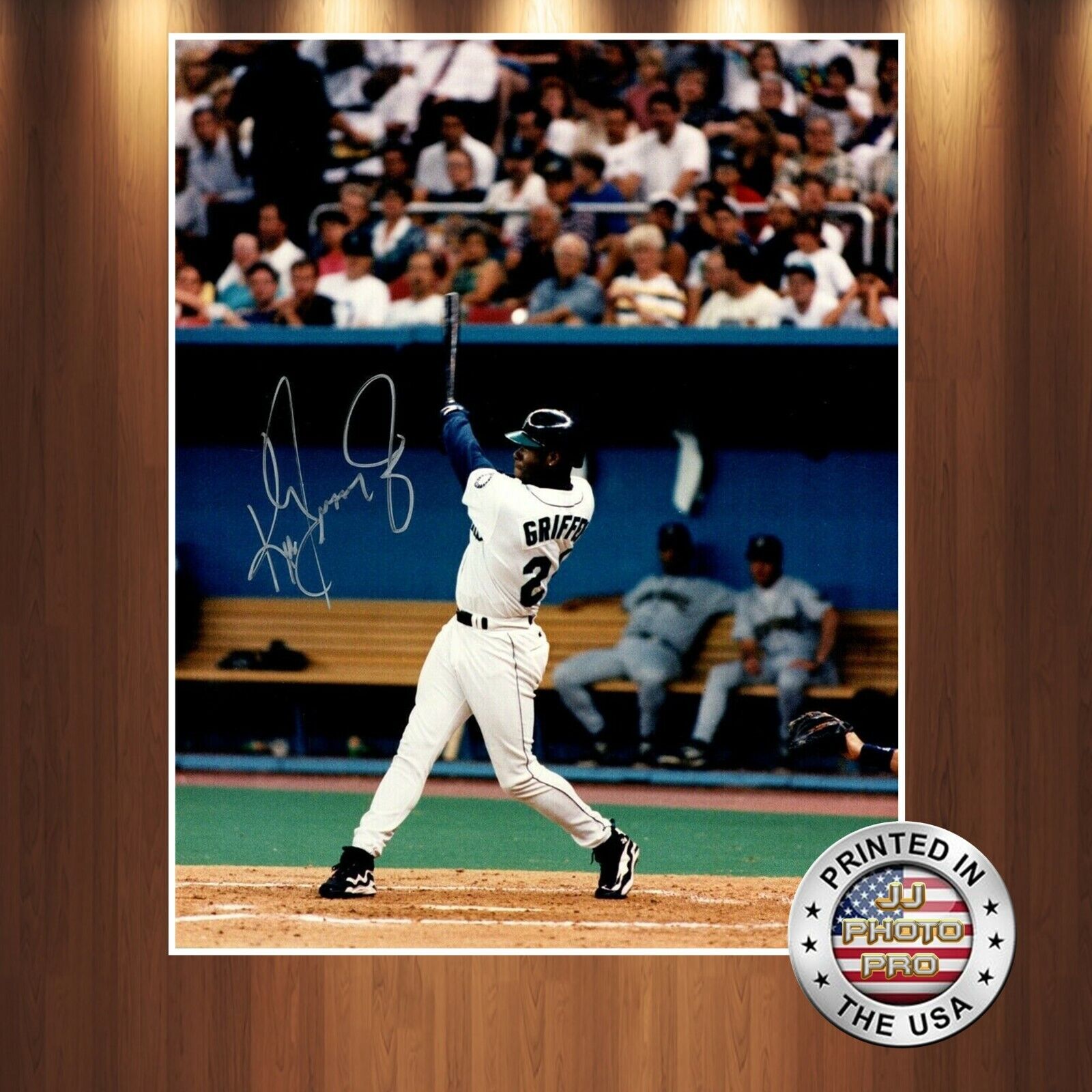 Ken Griffey Jr. Autographed Signed 8x10 Photo Poster painting Premium REPRINT