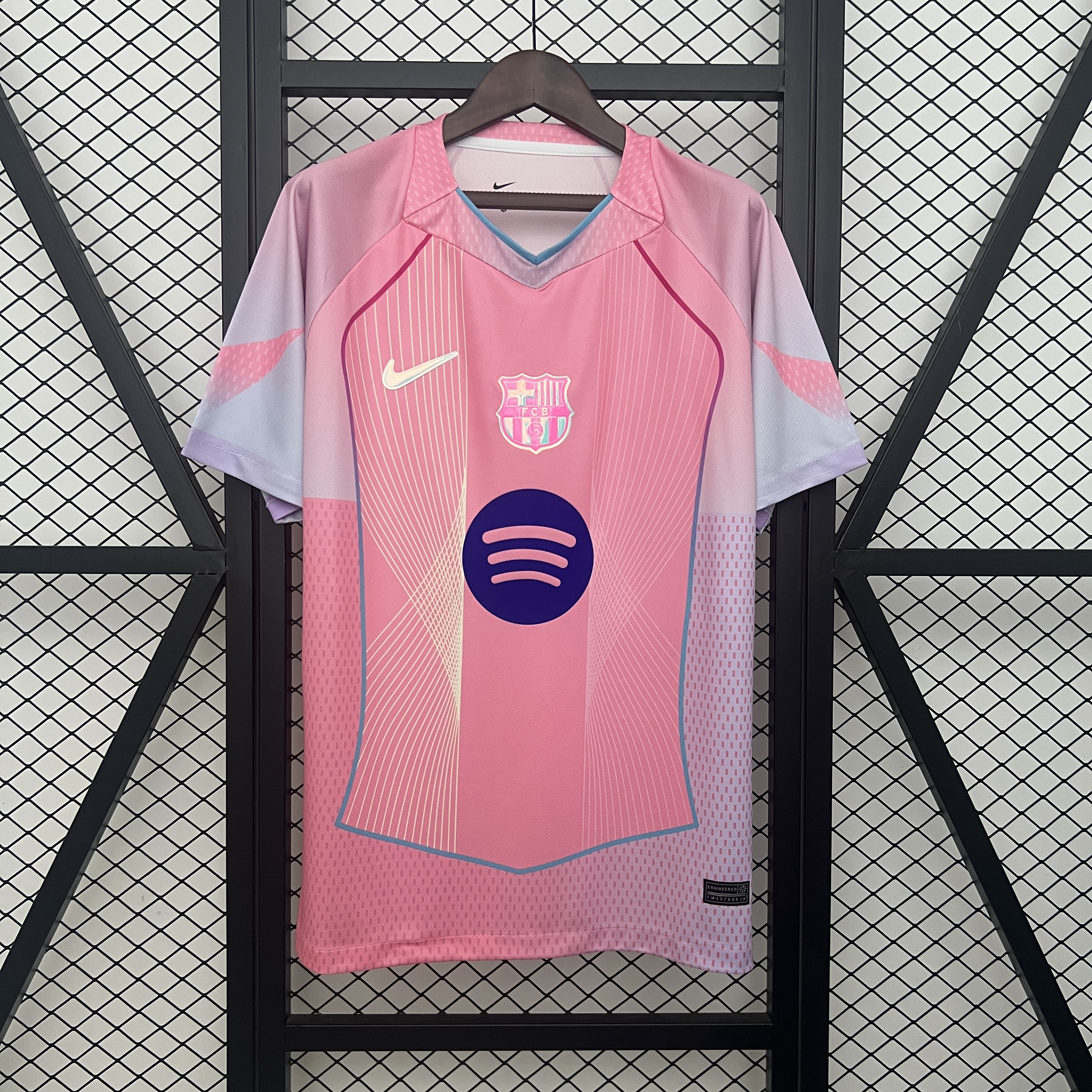 25/26 Barcelona Pink Football shirt Thai Quality