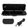 [US Local Warehouse] Carbon Composite Oblong Violin Case for 4/4 Size Shoulder Straps for Outdoor Use