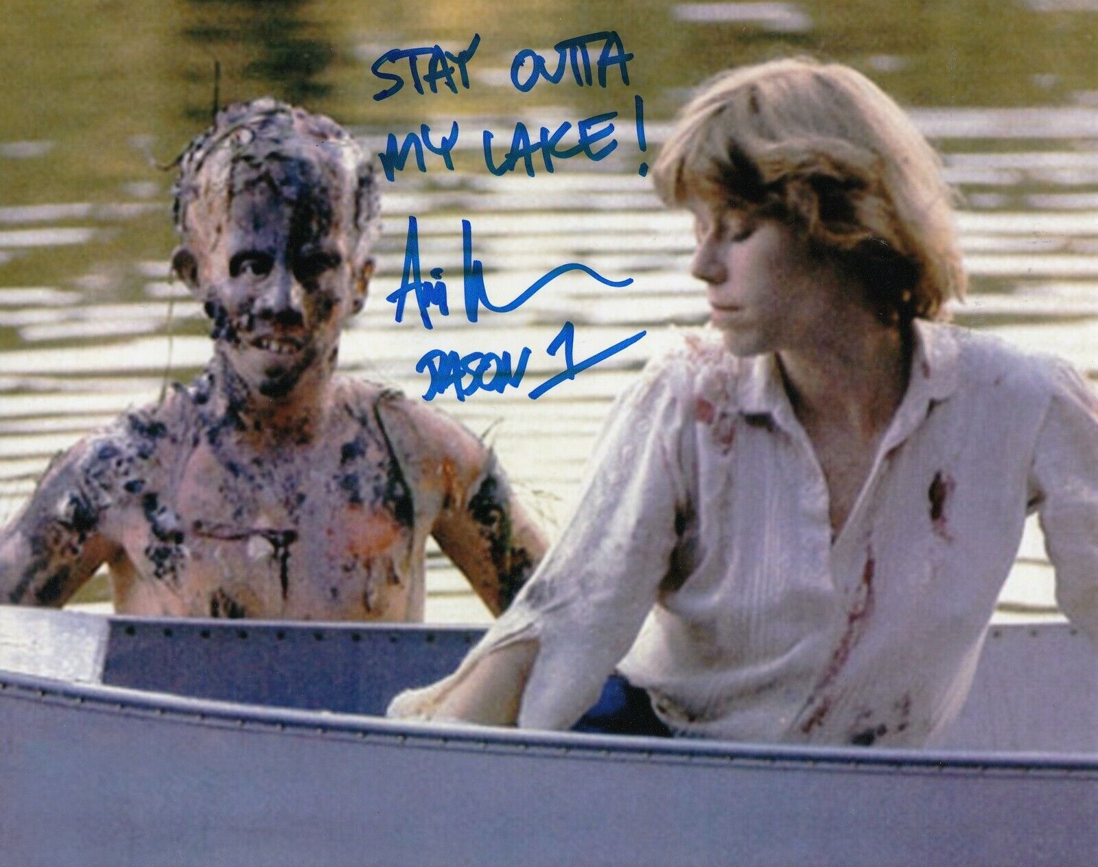 ARI LEHMAN signed (FRIDAY THE 13TH) Jason 1 8X10 autographed Photo Poster painting W/COA #1