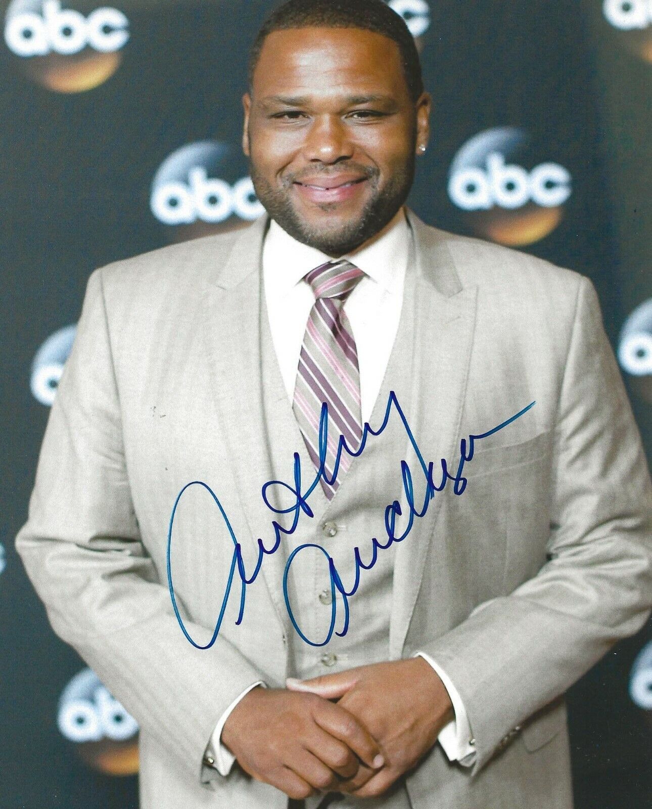 Anthony Anderson Black-ish signed 8x10 Photo Poster painting autographed