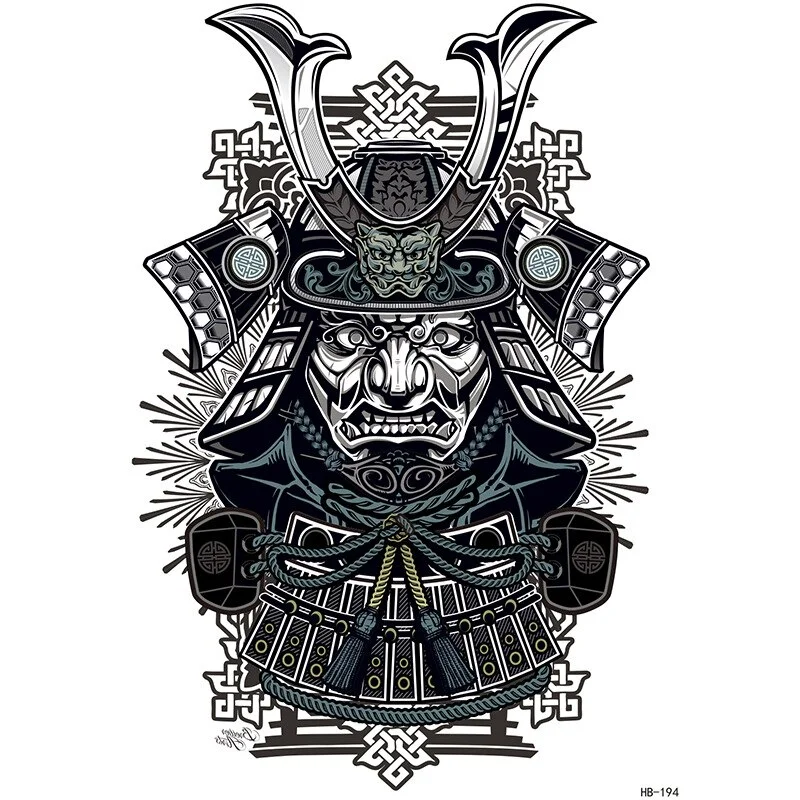 Sdrawing Forest Tattoo Sticker for Men Tiger Wolf Tattoo Death Skull Temporari Tattoo Skeleton Naked Girls Fake Tatoo for Women