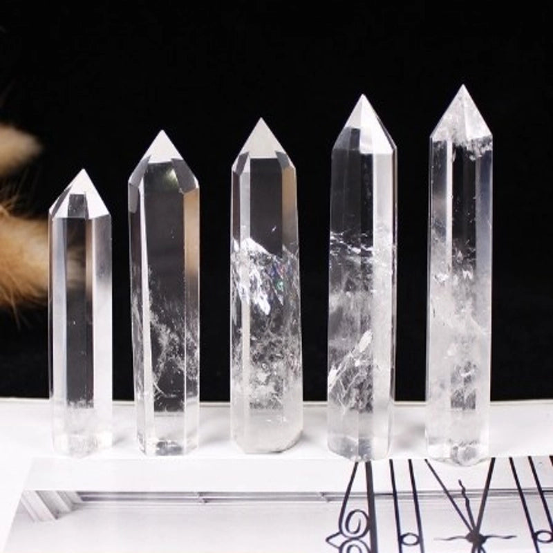 Minimalist Geometric Crystal Ornaments