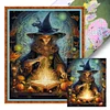 Halloween Witch - 11CT Stamped Cross Stitch - 40*50cm - Halloween