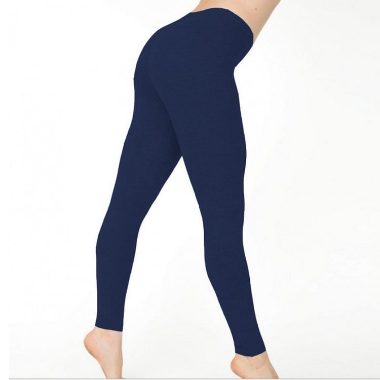 Comstylish Casual Solid Color Slim Leggings