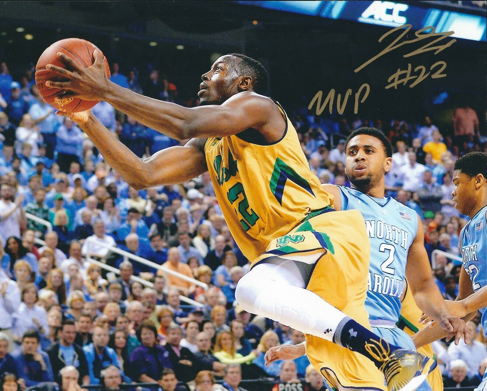 Signed 8x10 JERIAN GRANT University of Notre Dame Autographed Photo Poster painting w/COA